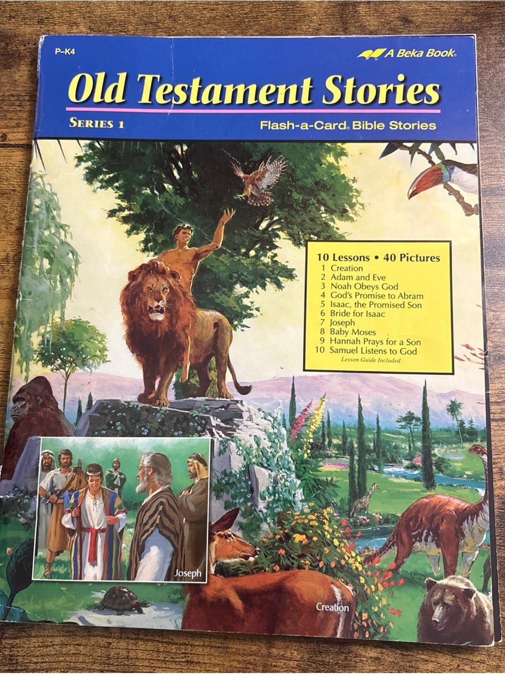 Old Testament Stories Series 1 Flash-a-Card Bible Stories Abeka A Beka P-K4